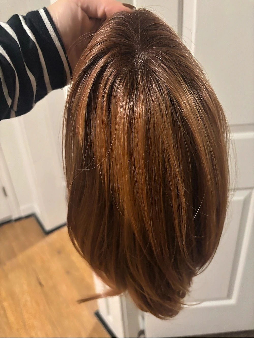 Belle Tress Hudson HF Lux Collection Pumpkin Pie Spice R, worn once